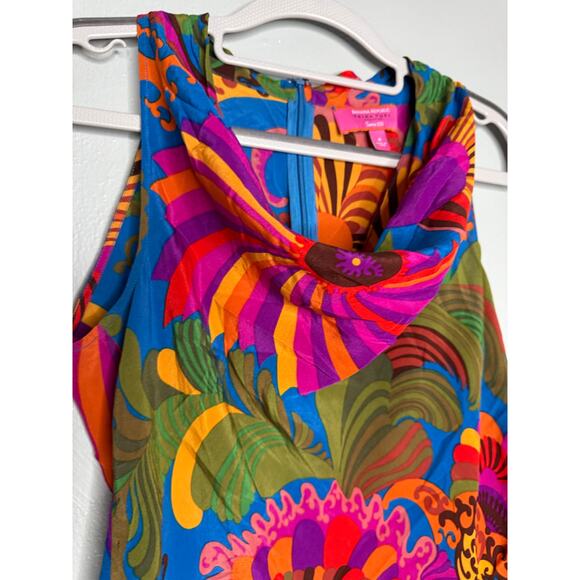 Banana Republic x Trina Turk Collection colorful groovy sleevless top silk - Picture 4 of 6
